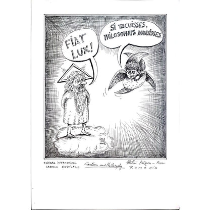 Mihai Pinzaru 29x21cm Orijinal Karikatür BOD01702