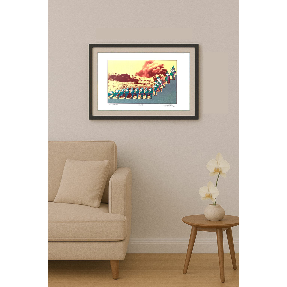 Horia Crisan 29x21cm Orijinal Karikatür BOD01703