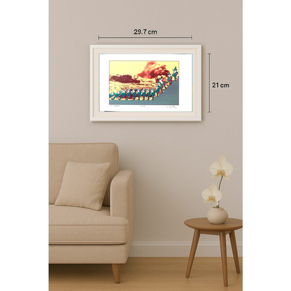 Horia Crisan 29x21cm Orijinal Karikatür BOD01703