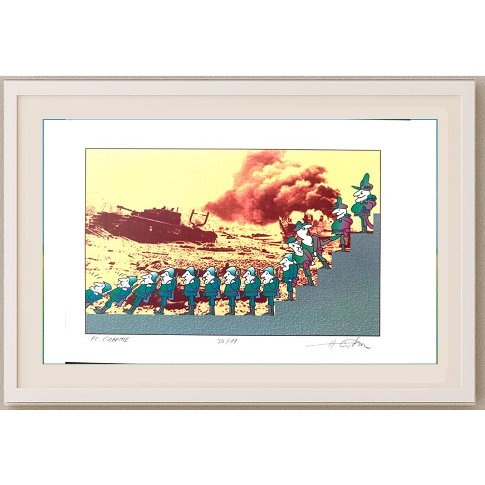 Horia Crisan 29x21cm Orijinal Karikatür BOD01703