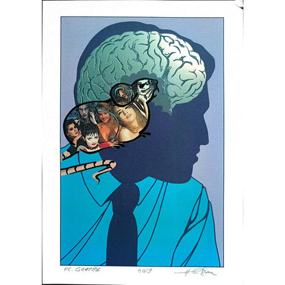 Horia Crisan 29x21cm Orijinal Karikatür BOD01704