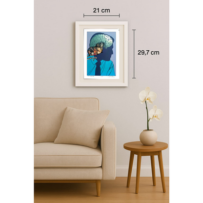 Horia Crisan 29x21cm Orijinal Karikatür BOD01704