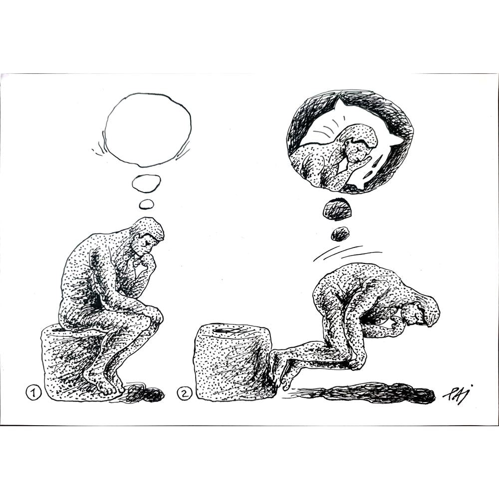 Julian Pena Pai 29x21cm Orijinal Karikatür BOD01713