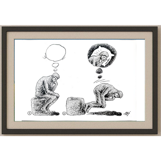 Julian Pena Pai 29x21cm Orijinal Karikatür BOD01713