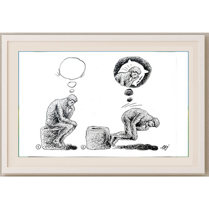 Julian Pena Pai 29x21cm Orijinal Karikatür BOD01713