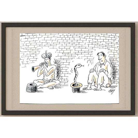 Julian Pena Pai 29x21cm Orijinal Karikatür BOD01714