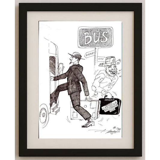 Julije Jelaska 29x21cm Orijinal Karikatür BOD01717