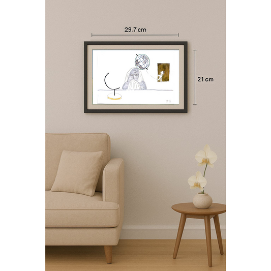 Fedor Kritovak 29x21cm Orijinal Karikatür BOD01719