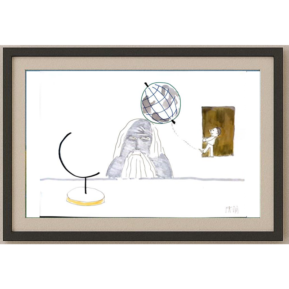 Fedor Kritovak 29x21cm Orijinal Karikatür BOD01719