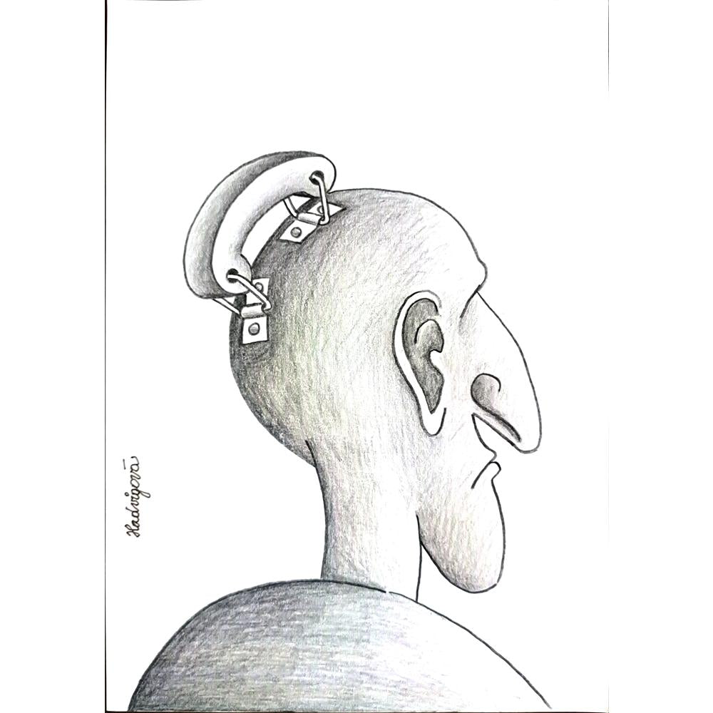 Zuzana Hadvigova 29x21cm Orijinal Karikatür BOD01725