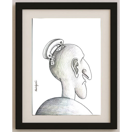 Zuzana Hadvigova 29x21cm Orijinal Karikatür BOD01725