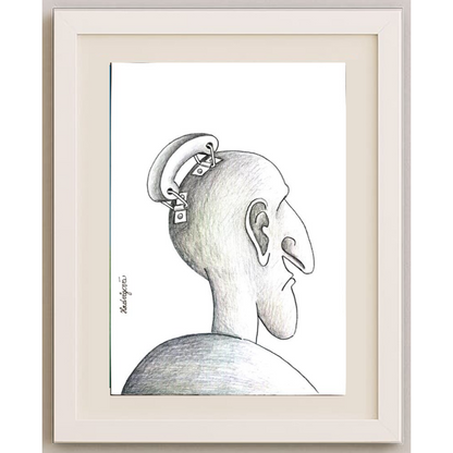 Zuzana Hadvigova 29x21cm Orijinal Karikatür BOD01725