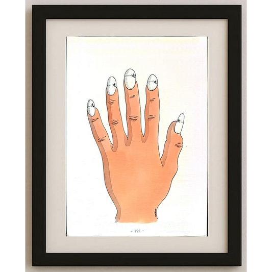 Lubomir Kotrha 29x21cm Orijinal Karikatür BOD01731