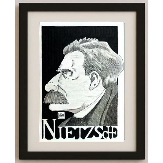 Bozidar Vucelic 24x18cm Orijinal Karikatür BOD01733