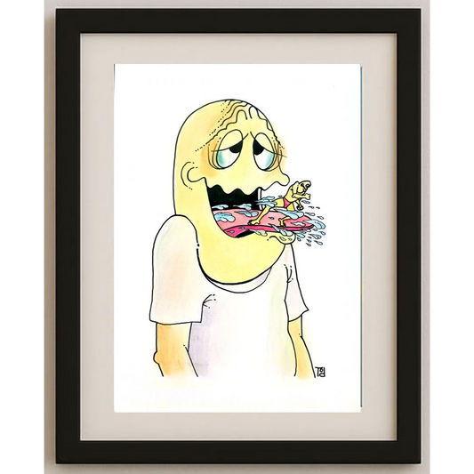 Tomislav Dusanic 29x21cm Orijinal Karikatür BOD01734