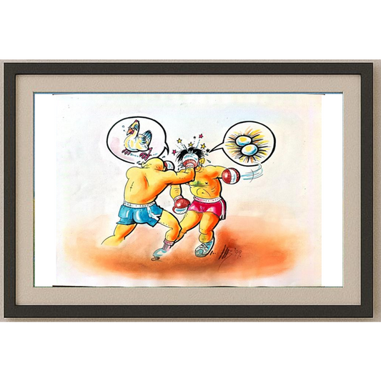 Hrvoje Bilic 43x30cm Orijinal Karikatür BOD01736