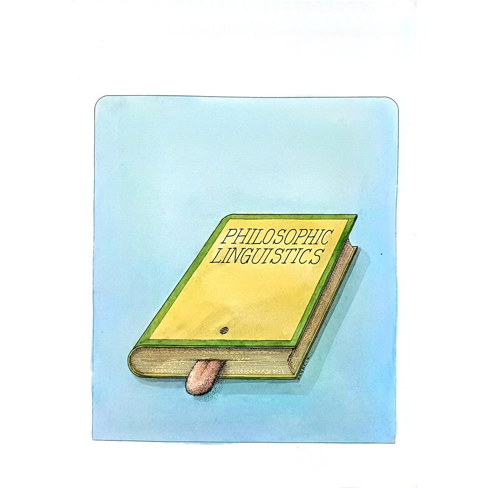 Ivan Kovacik 29x21cm Orijinal Karikatür BOD01747