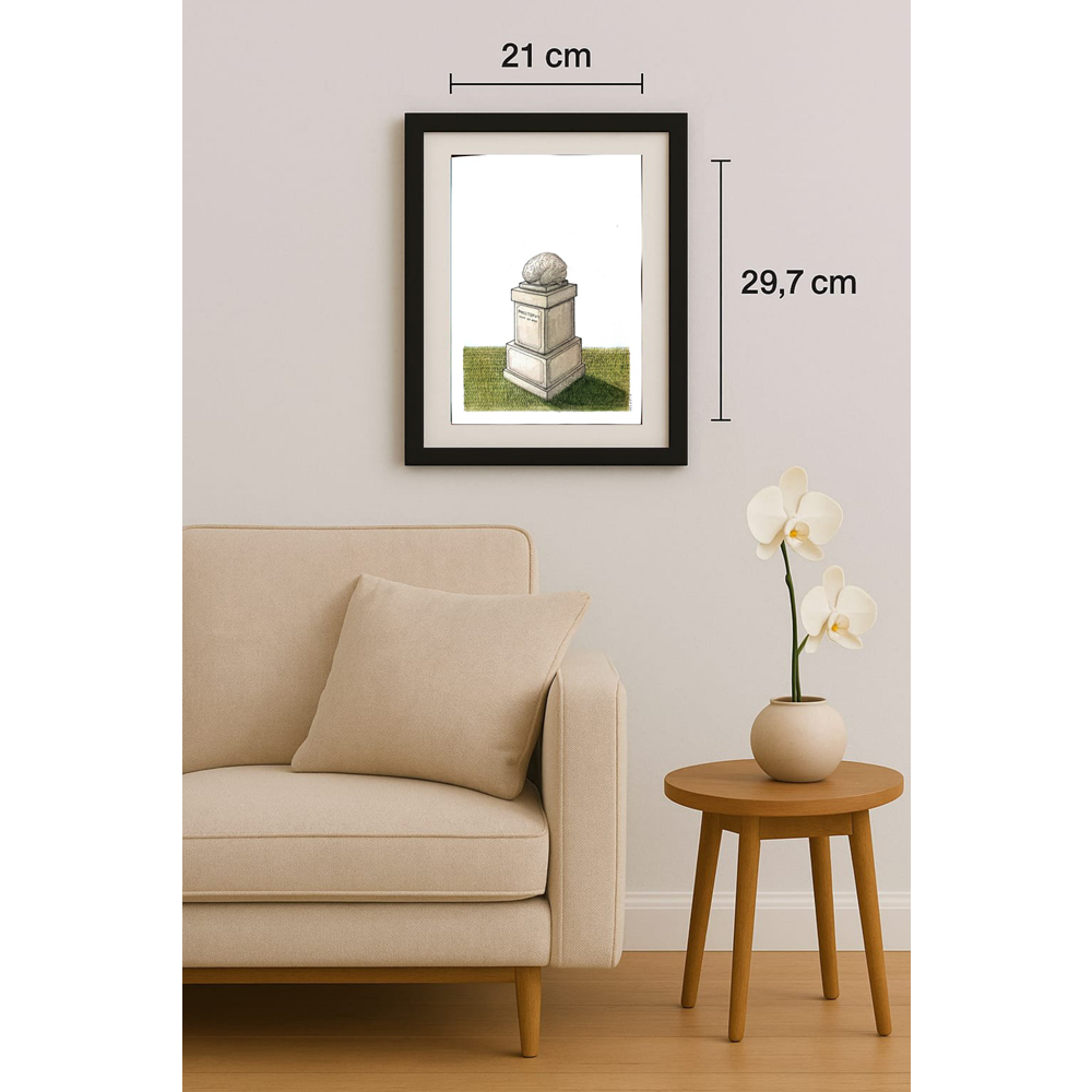 Ivan Kovacik 29x21cm Orijinal Karikatür BOD01750