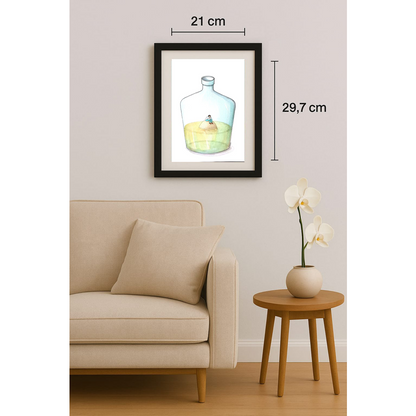 Ivan Kovacik 29x21cm Orijinal Karikatür BOD01752