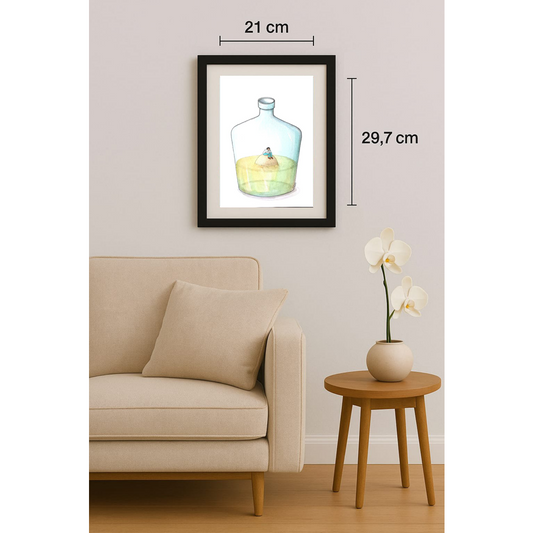 Ivan Kovacik 29x21cm Orijinal Karikatür BOD01752