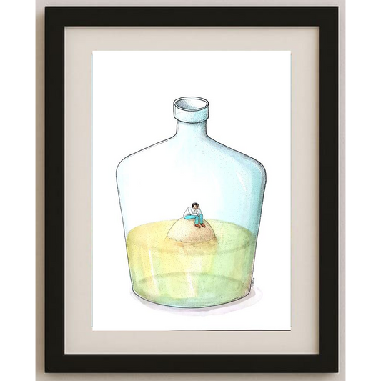 Ivan Kovacik 29x21cm Orijinal Karikatür BOD01752