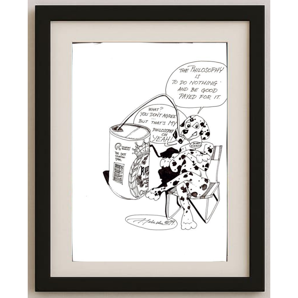 Julije Jelaska 29x21cm Orijinal Karikatür BOD01754