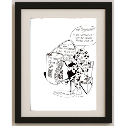 Julije Jelaska 29x21cm Orijinal Karikatür BOD01754