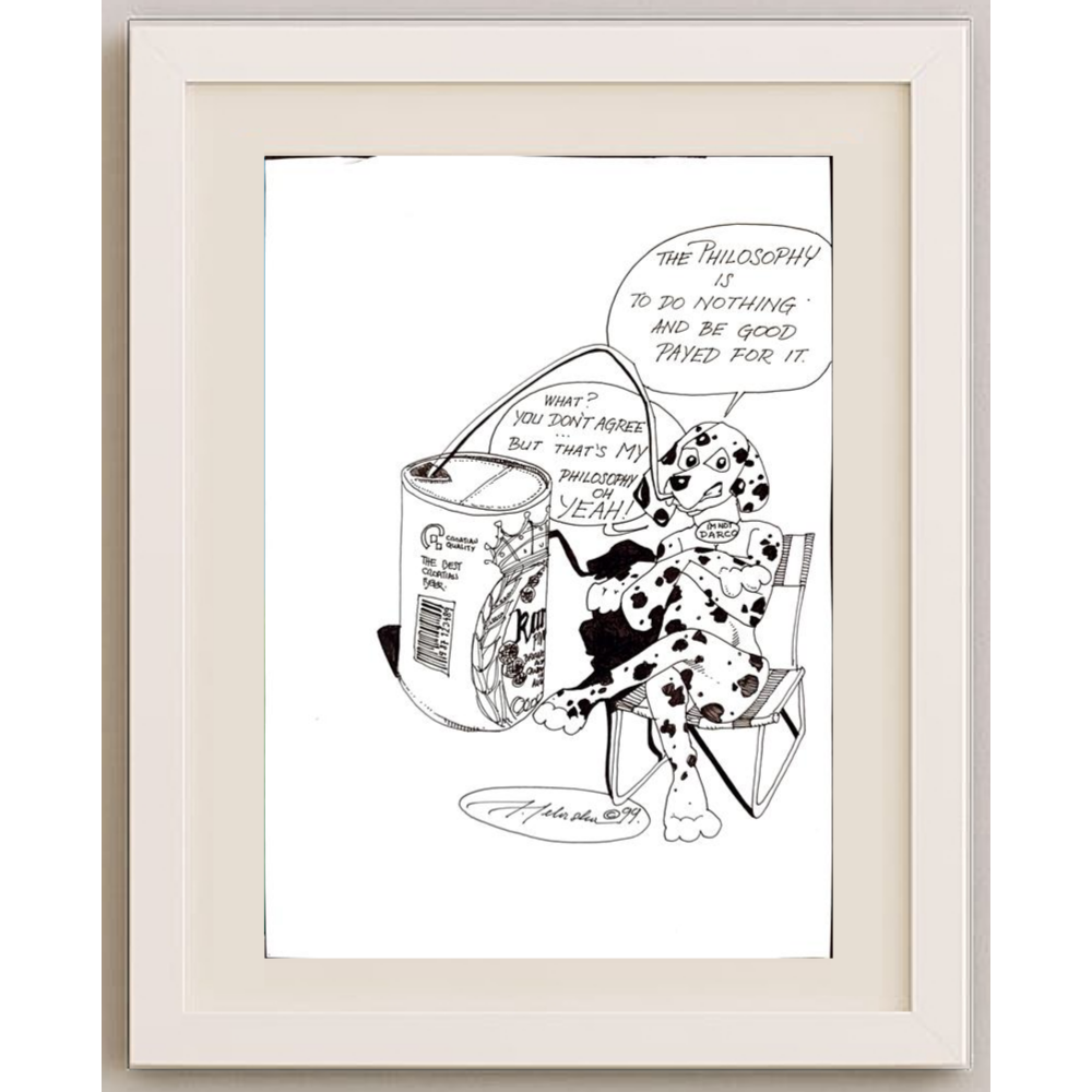 Julije Jelaska 29x21cm Orijinal Karikatür BOD01754