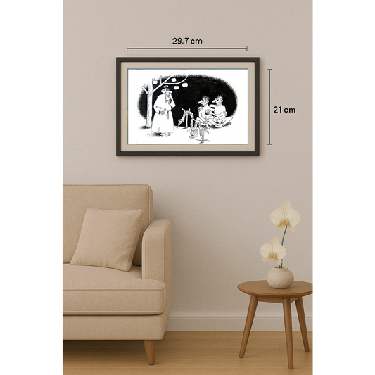 Anatoly Apchel 29x21cm Orijinal Karikatür BOD01755