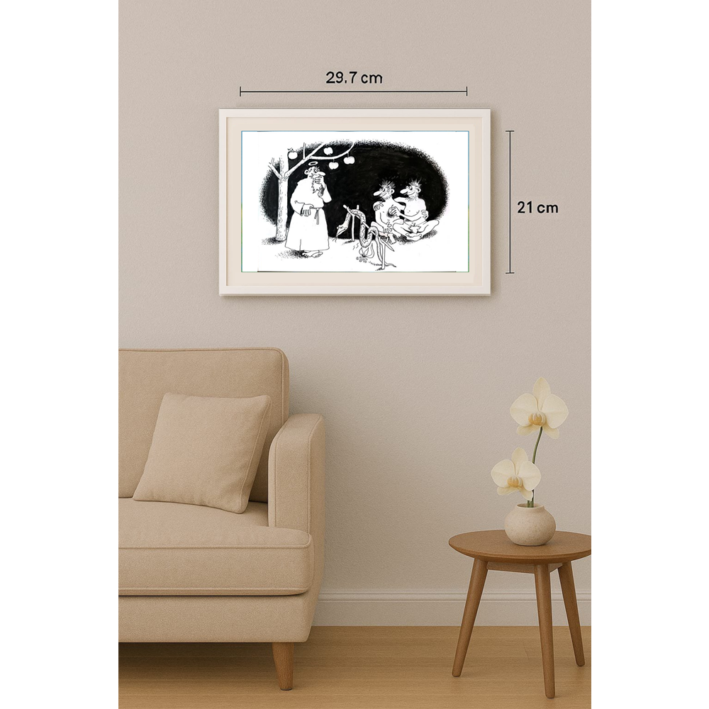 Anatoly Apchel 29x21cm Orijinal Karikatür BOD01755