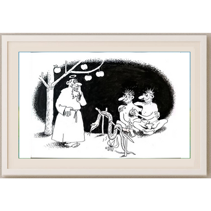 Anatoly Apchel 29x21cm Orijinal Karikatür BOD01755