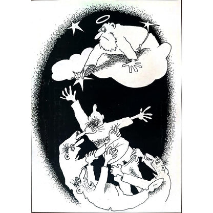 Anatoly Apchel 29x21cm Orijinal Karikatür BOD01756