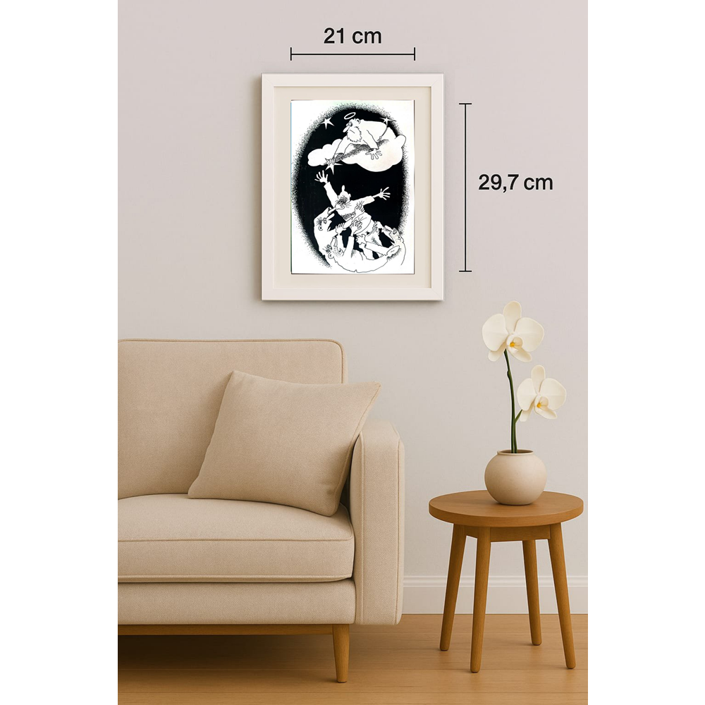 Anatoly Apchel 29x21cm Orijinal Karikatür BOD01756