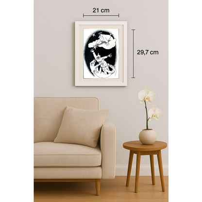 Anatoly Apchel 29x21cm Orijinal Karikatür BOD01756