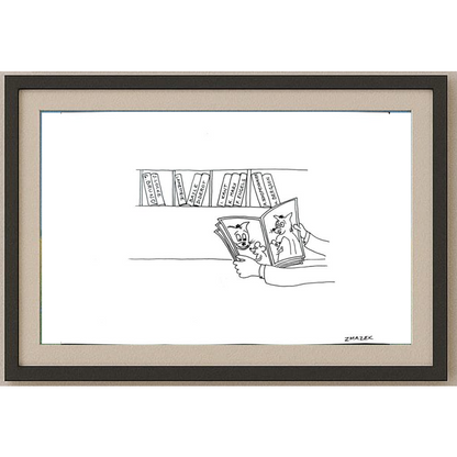 Stanko Zmazek 29x21cm Orijinal Karikatür BOD01757