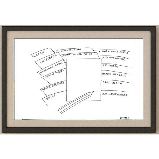 Stanko Zmazek 29x21cm Orijinal Karikatür BOD01760