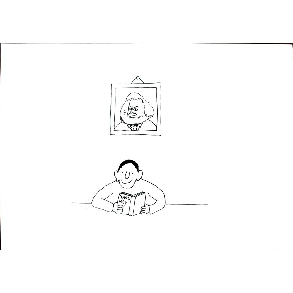 Stanko Zmazek 29x21cm Orijinal Karikatür BOD01761