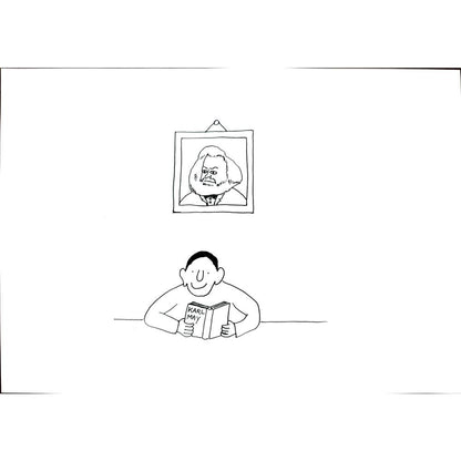 Stanko Zmazek 29x21cm Orijinal Karikatür BOD01761