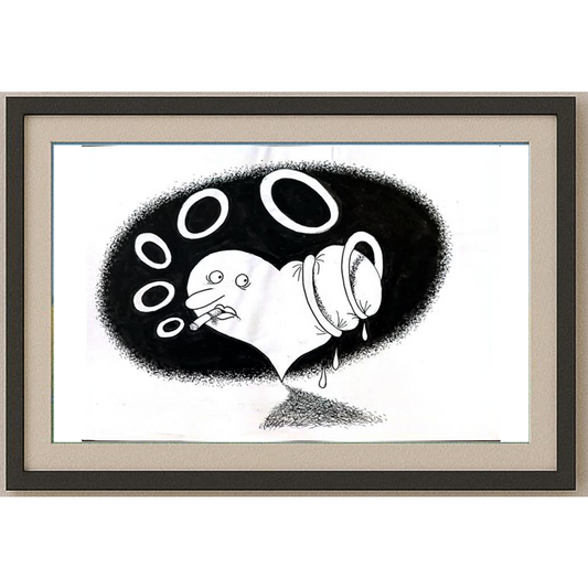 Anatoly Apchel 29x21cm Orijinal Karikatür BOD01762