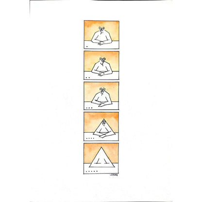 Vladimiras Beresniovas 29x21cm Orijinal Karikatür BOD01765