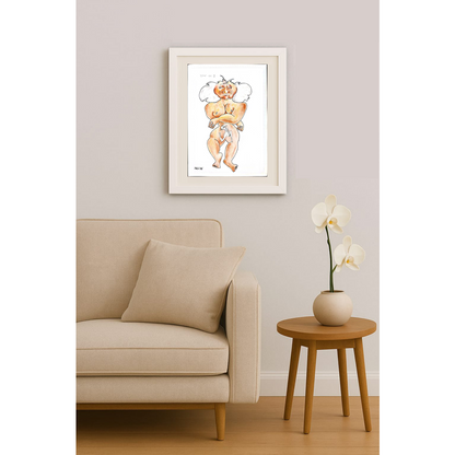 Tarek Seliem Mikhail 35x25cm Orijinal Karikatür BOD01769