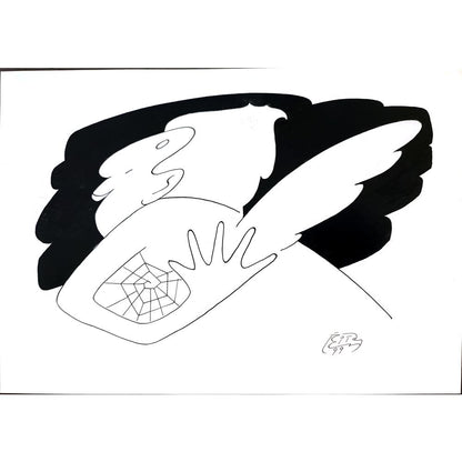 Vitalij Koryako 29x21cm Orijinal Karikatür BOD01773