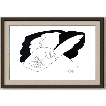 Vitalij Koryako 29x21cm Orijinal Karikatür BOD01773