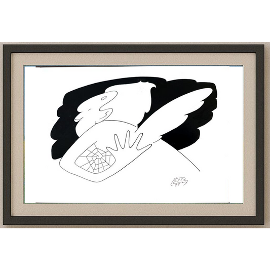 Vitalij Koryako 29x21cm Orijinal Karikatür BOD01773