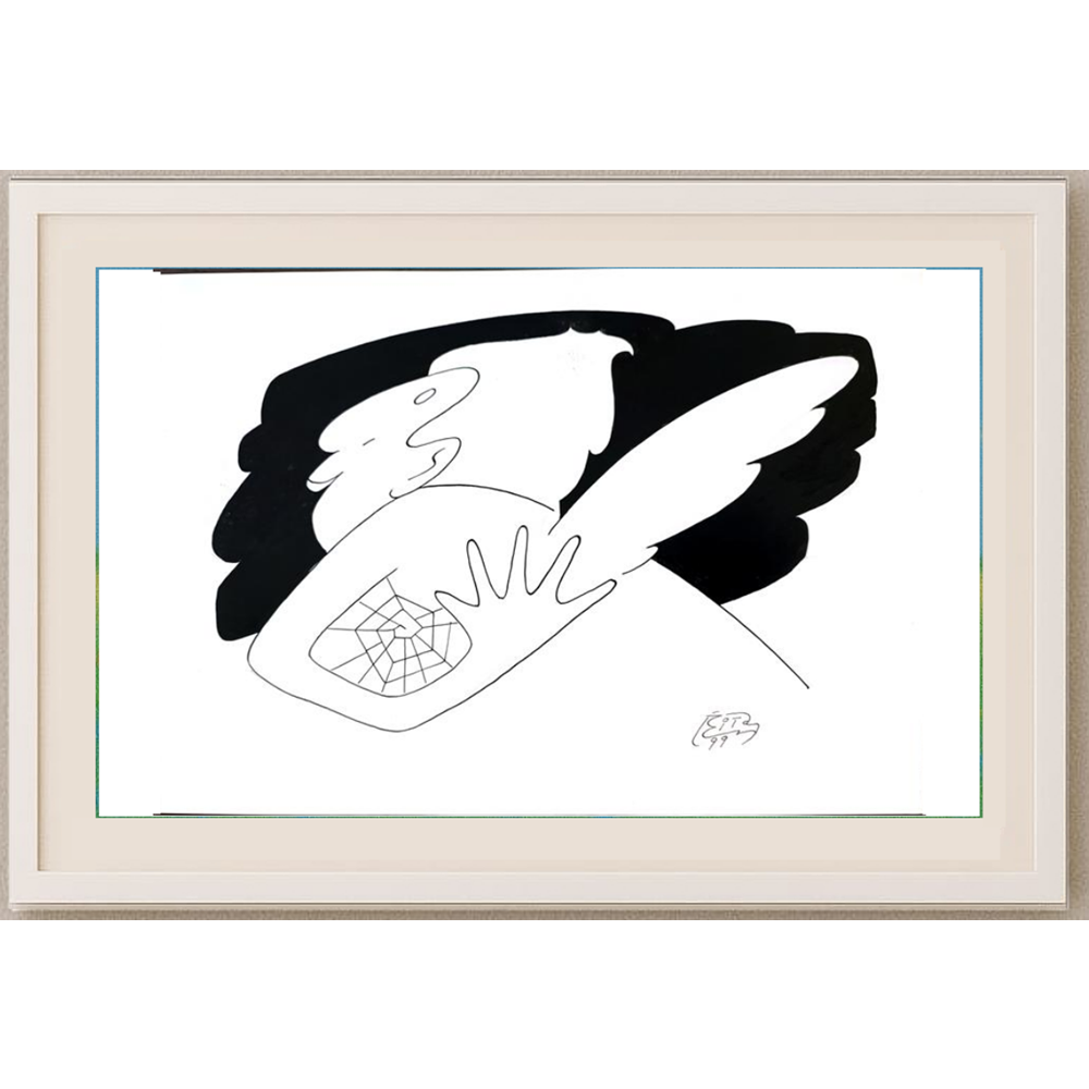 Vitalij Koryako 29x21cm Orijinal Karikatür BOD01773