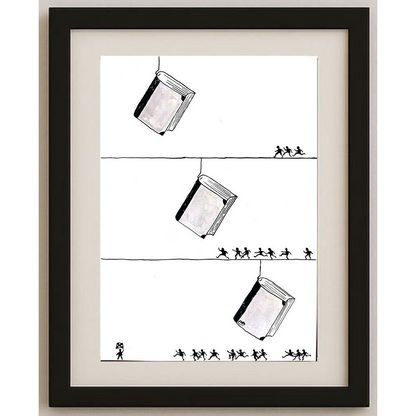 Petr Musalek 29x21cm Orijinal Karikatür BOD01774