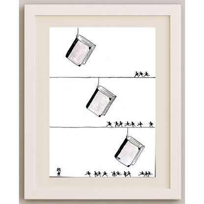 Petr Musalek 29x21cm Orijinal Karikatür BOD01774