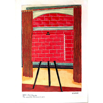 Peter Nieuwendijk 29x21cm Orijinal Karikatür BOD01777