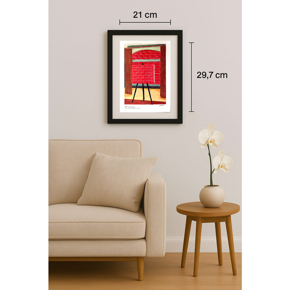 Peter Nieuwendijk 29x21cm Orijinal Karikatür BOD01777