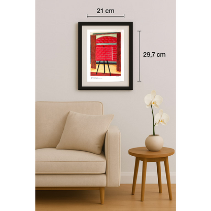 Peter Nieuwendijk 29x21cm Orijinal Karikatür BOD01777